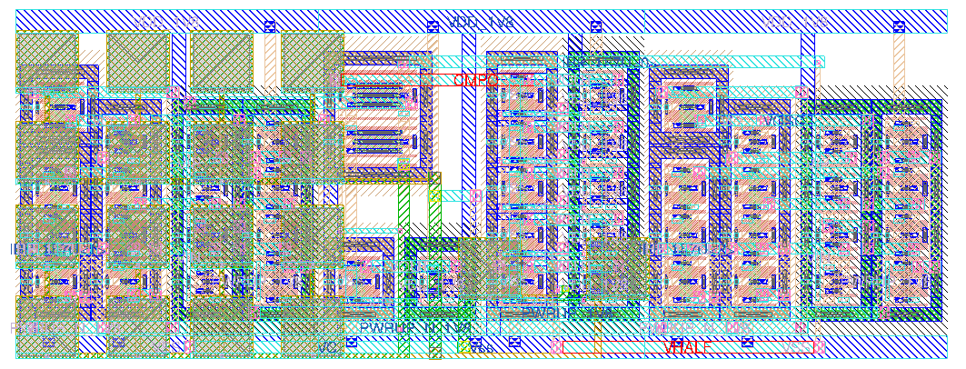 Bandgap layout